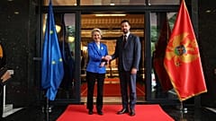 La présidente de la Commission européenne et le président du Monténégro