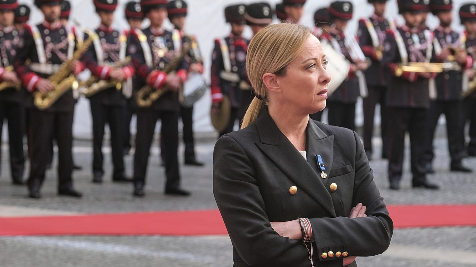 Giorgia Meloni olasz miniszterelnök