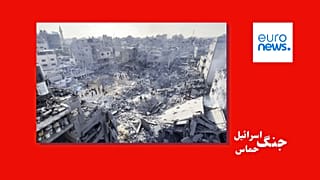 تصویری از حمله به اردوگاه آوارگان جبالیا در غزه