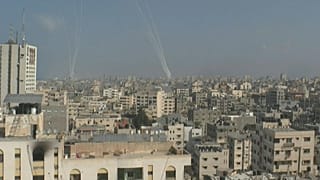 لحظة إطلاق الصواريخ