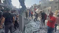 مكان القصف الإسرائيلي في جباليا
