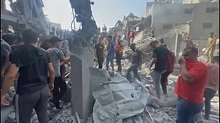 مكان القصف الإسرائيلي في جباليا