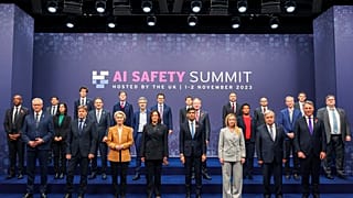 second day of the UK Artificial Intelligence (AI) Safety Summit, at Bletchley Park, in Bletchley, England, Thursday, Nov. 2, 2023