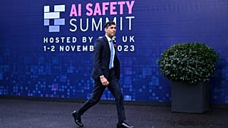 Britain's Prime Minister Rishi Sunak at the second day of the UK AI Safety Summit, at Bletchley Park, last year.