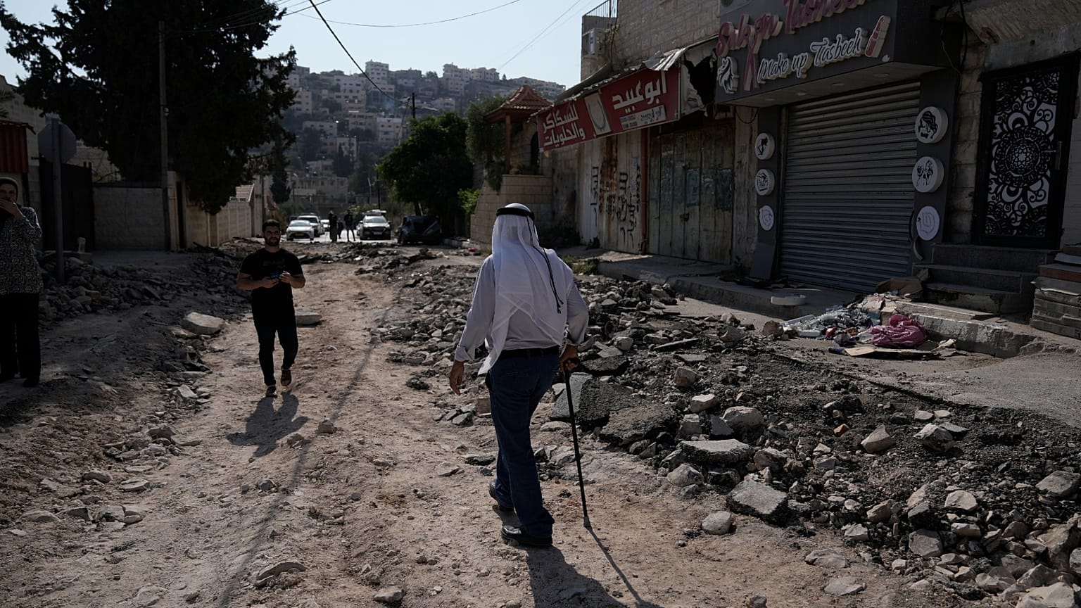 مدينة جنين في الضفة الغربية بعد مداهمة إسرائيلية 