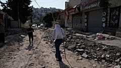 مدينة جنين في الضفة الغربية بعد مداهمة إسرائيلية 