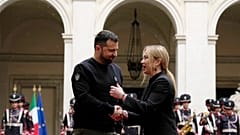 İtalya Başbakanı Giorgia Meloni Mayıs ayında Roma'da Ukrayna Devlet Başkanı Volodymyr Zelenskyy ile bir araya geldi