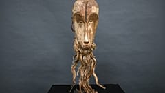 A "Ngil" mask of the Fang people of Gabon 