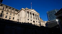 La Banque d'Angleterre à Londres, jeudi 15 décembre 2022.
