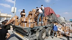 Hilfslieferungen für die palästinensische Bevölkerung