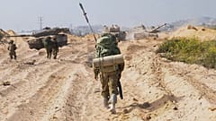 Ein von Israels Militär veröffentlichtes Bild zeigt Soldaten im Gazastreifen, die Teil der Bodenoffensive sind