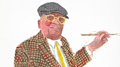 Self portrait by David Hockney