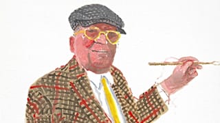Self portrait by David Hockney