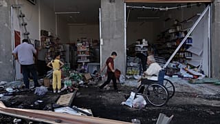 Dopo un raid dell'esercito israeliano a Jenin. (3.11.2023)