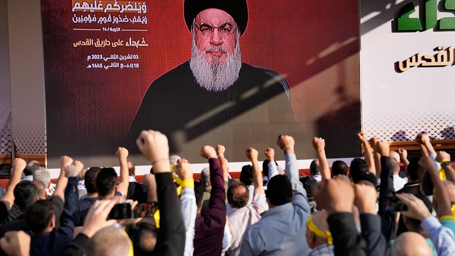Hassan Nasrallah, líder del grupo islamista libanés Hizbulá.