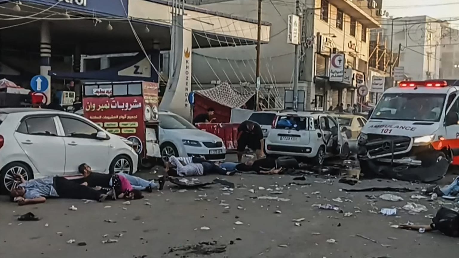 Vítimas dos ataques a Gaza