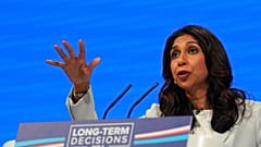 Braverman speaks at the Conservative Party conference in October