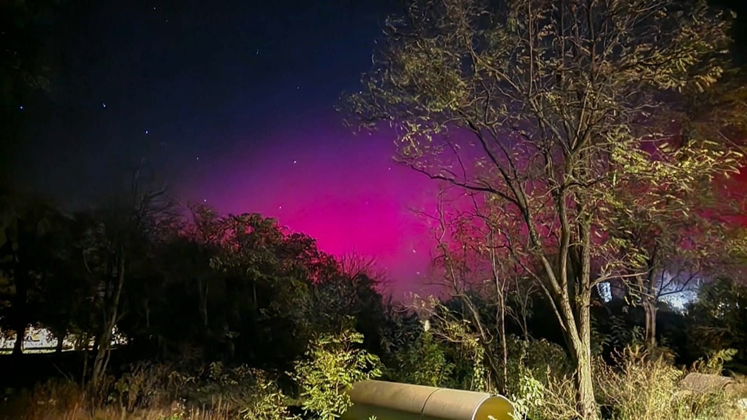 Domingo de auroras boreales en algunos puntos de Europa