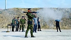Ramzan Kadirov csecsen vezér fiainak katonai kiképzése