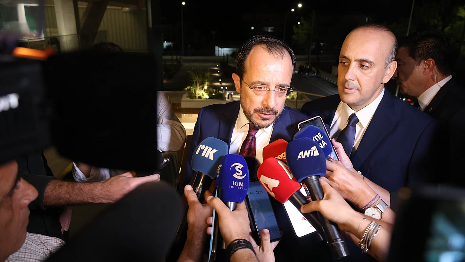 Ο Νίκος Χριστοδουλίδης