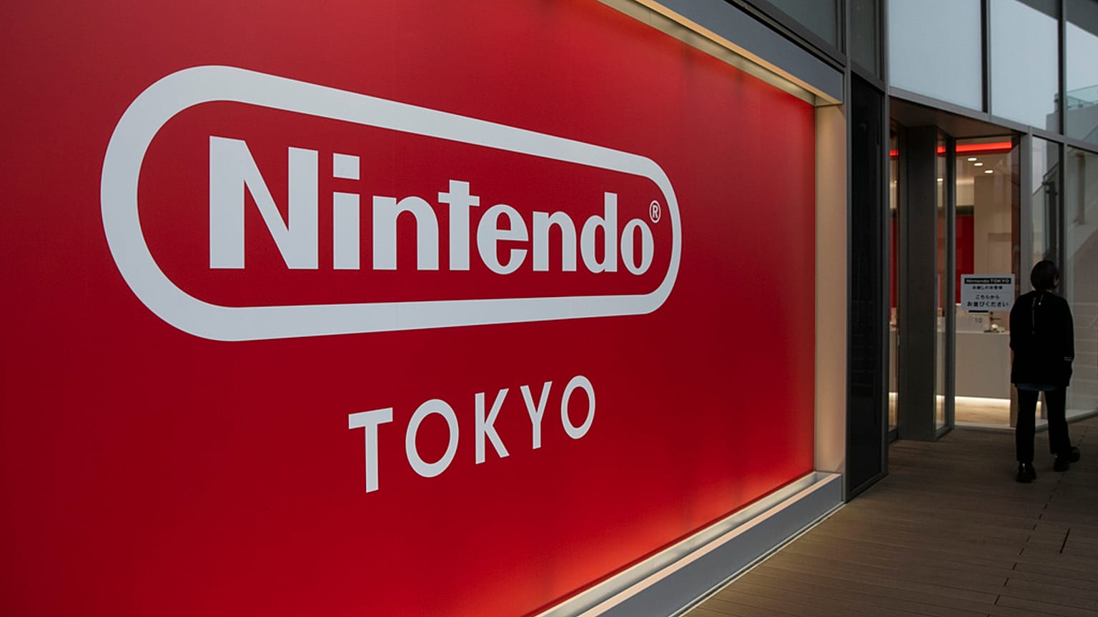 A Nintendo sign is seen outside Nintendo's official store in the Shibuya district of Tokyo, Thursday, Jan. 23, 2020.