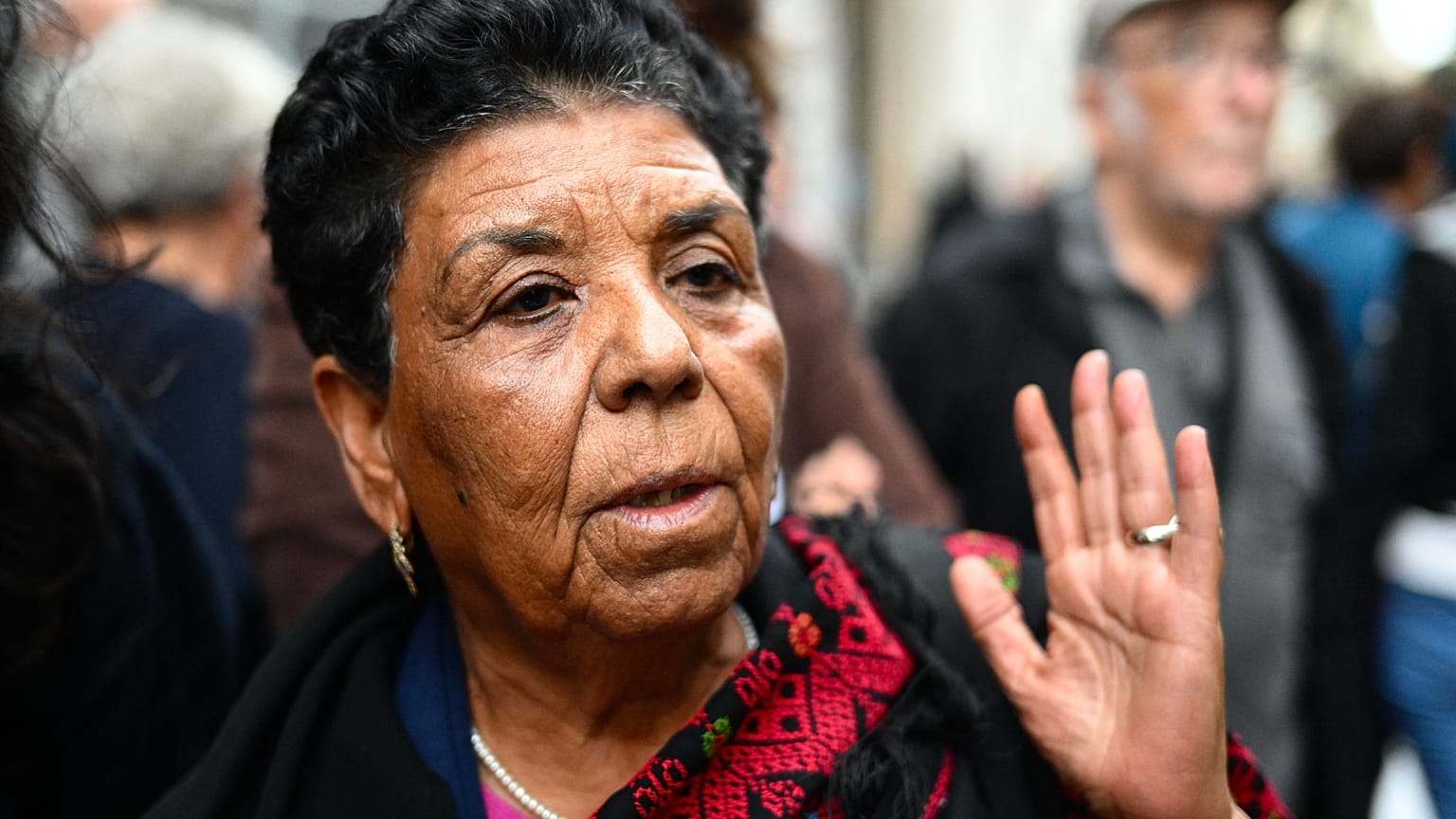 مريم أبو دقة، 72 عاماً، من الجبهة الشعبية لتحرير فلسطين
