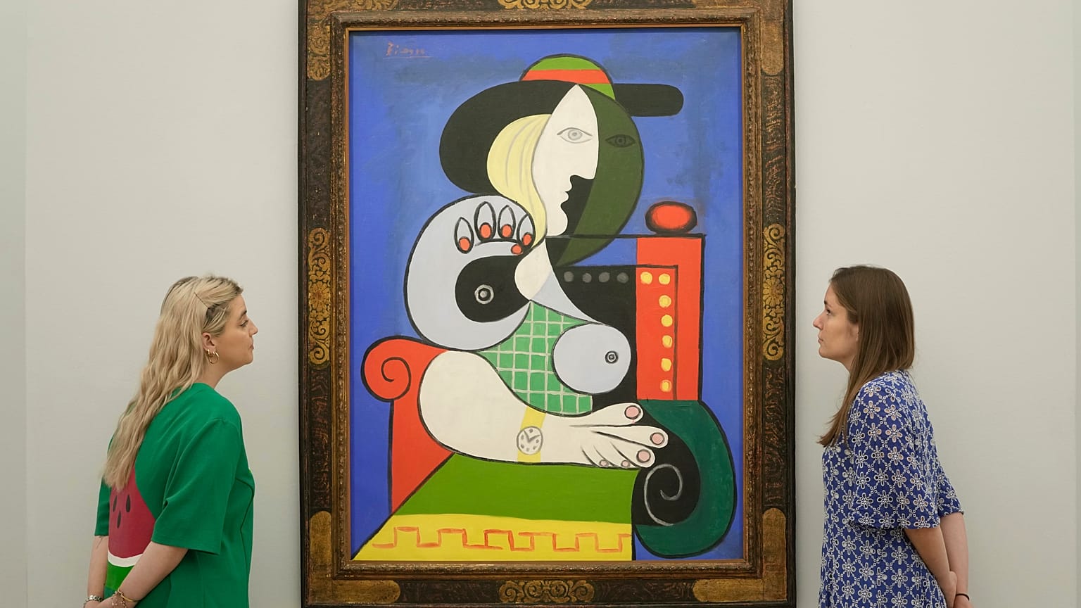 Picasso festményét Londonban bemutatták a sajtónak még az aukció előtt