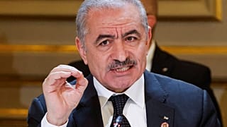 ARCHÍV: Mohamed Staje, a Palesztin Hatóság miniszterelnöke az Elysée-palotában, Párizsban, 2023. november 9-én