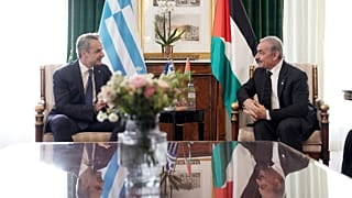 Ο Έλληνας πρωθυπουργός και ο Παλαιστίνιος ομόλογός του στο Παρίσι