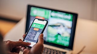 Gambling stock image