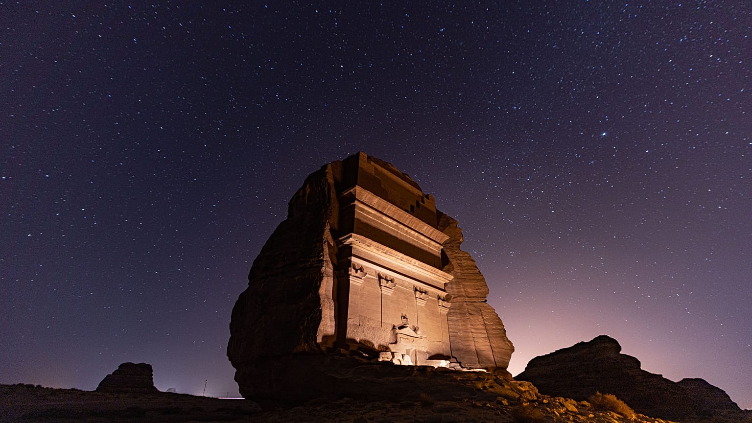 The UNSECO World Heritage site: Hegra