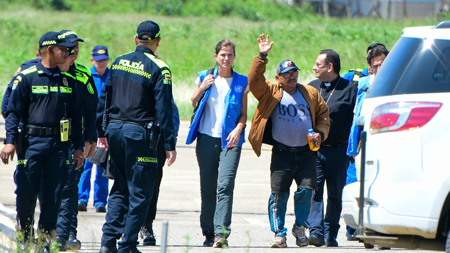 Manuel Diaz a valledupari repülőtéren