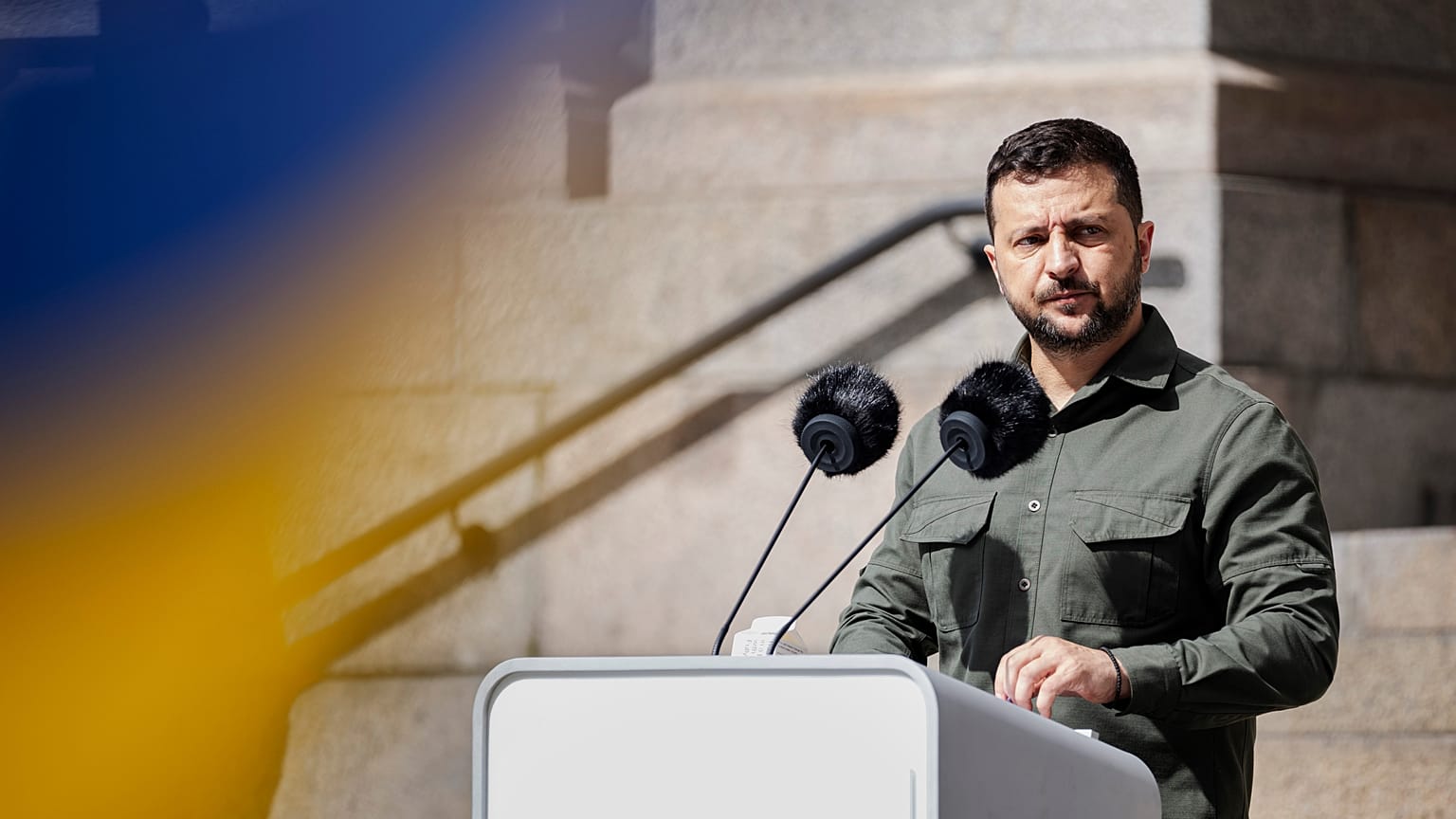 الرئيس الأوكراني فولوديمير زيلينسكي