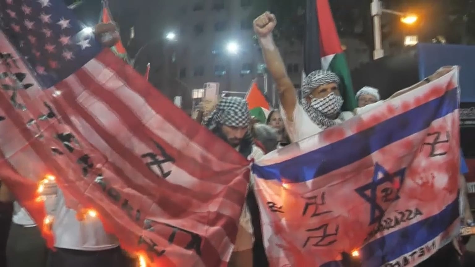 Pro-palästinensische Demonstrierende in Rio de Janeiro, 10. November 2023 