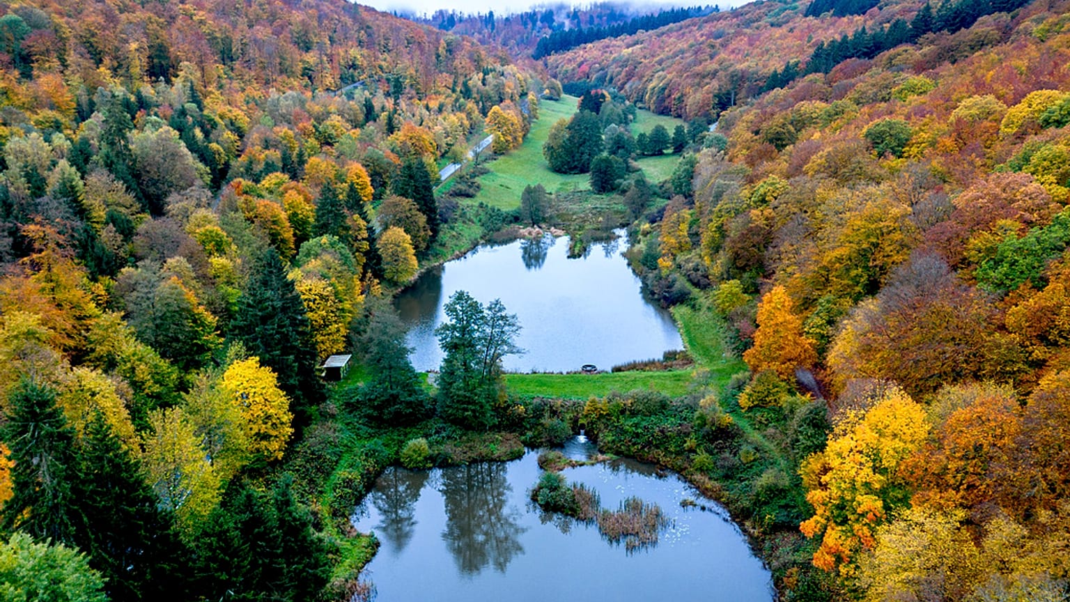  La région de Taunus,  près de Francfort, Allemagne