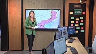 La periodista de Euronews Sasha Vakulina presenta Mapa de la Guerra en Ucrania