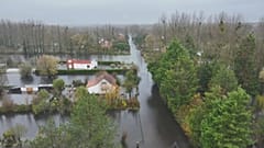 Hochwasser in Nordfrankreich am 10.11.23