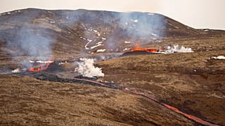 Vorheriger Vulkanausbruch auf der Halbinsel Reykjanes in Island (2021)
