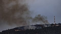 دخان ناتج عن القصف الإسرائيلي