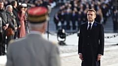 Emmanuel Macron in Paris am Armistice-Tag