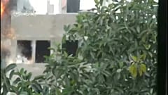 لحظة استهداف الجنود الإسرائيليين