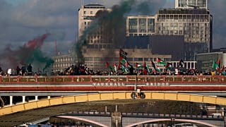 تظاهرات حامیان فلسطین در لندن