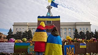 un anno di libertà. (Kherson, 11.11.2023)