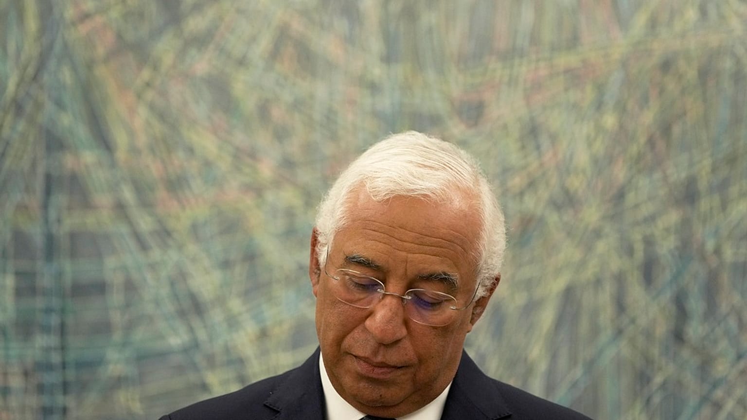 António Costa, durante a declaração ao país, este sábado, em São Bento