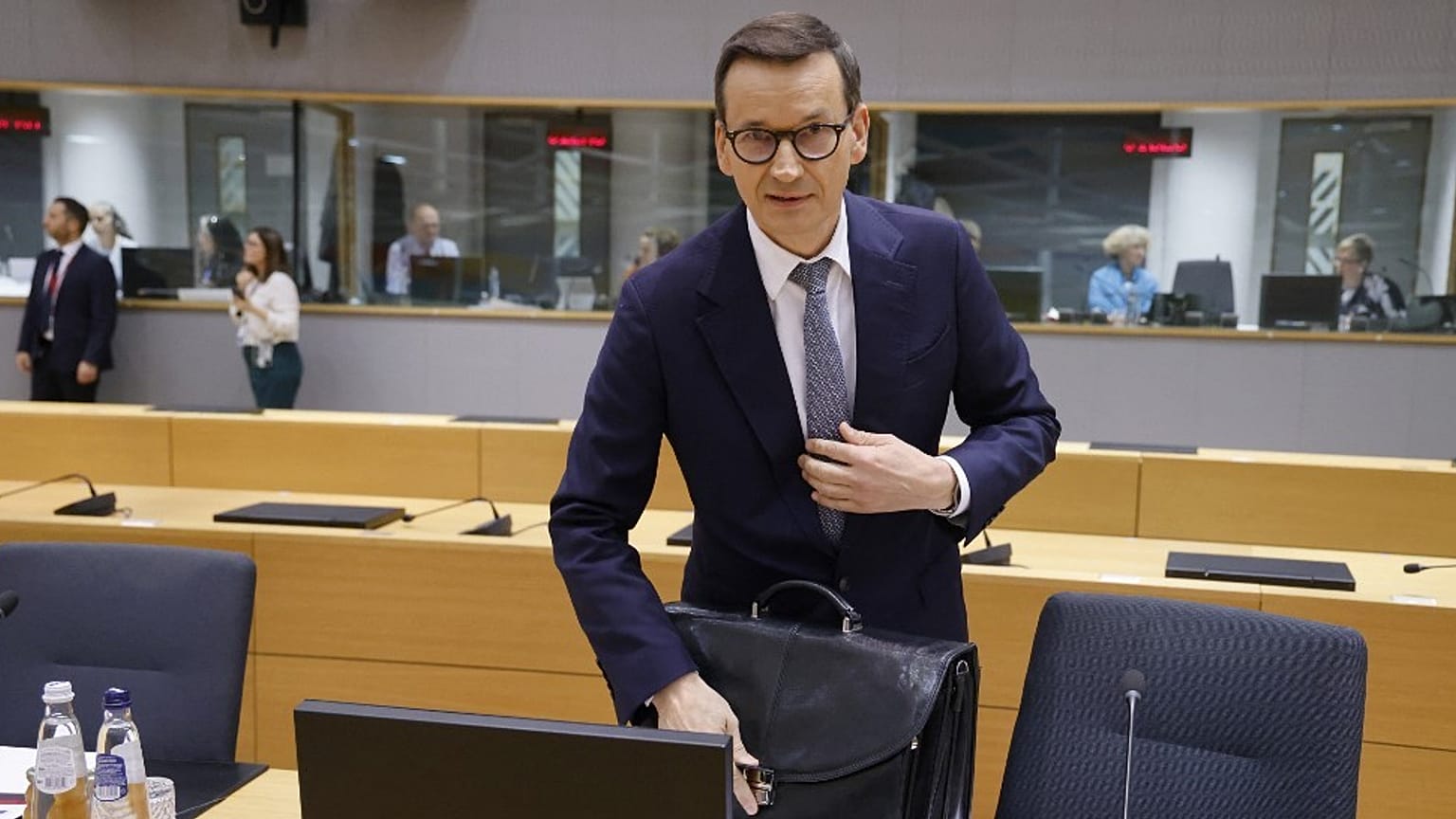 Mateusz Morawiecki, primeiro-ministro da Polónia.