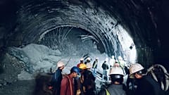 Tunnel-Einsturz in Indien