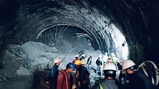 Tunnel-Einsturz in Indien