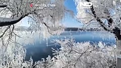 Природные "кружева" очаровывают любителей природы на северо-востоке Китая