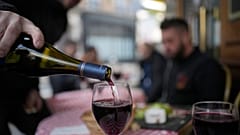 Beaujolais nouveau flows bars and restaurants every third Thursday in November.