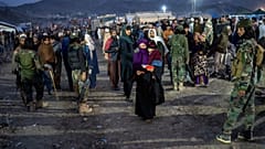 پناهجویان افغان در مرز پاکستان